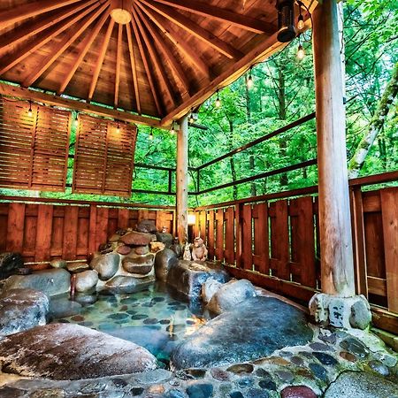 一棟貸切 森のお風呂とアウトドアサウナ 日光雪月花 Villa Bagian luar foto