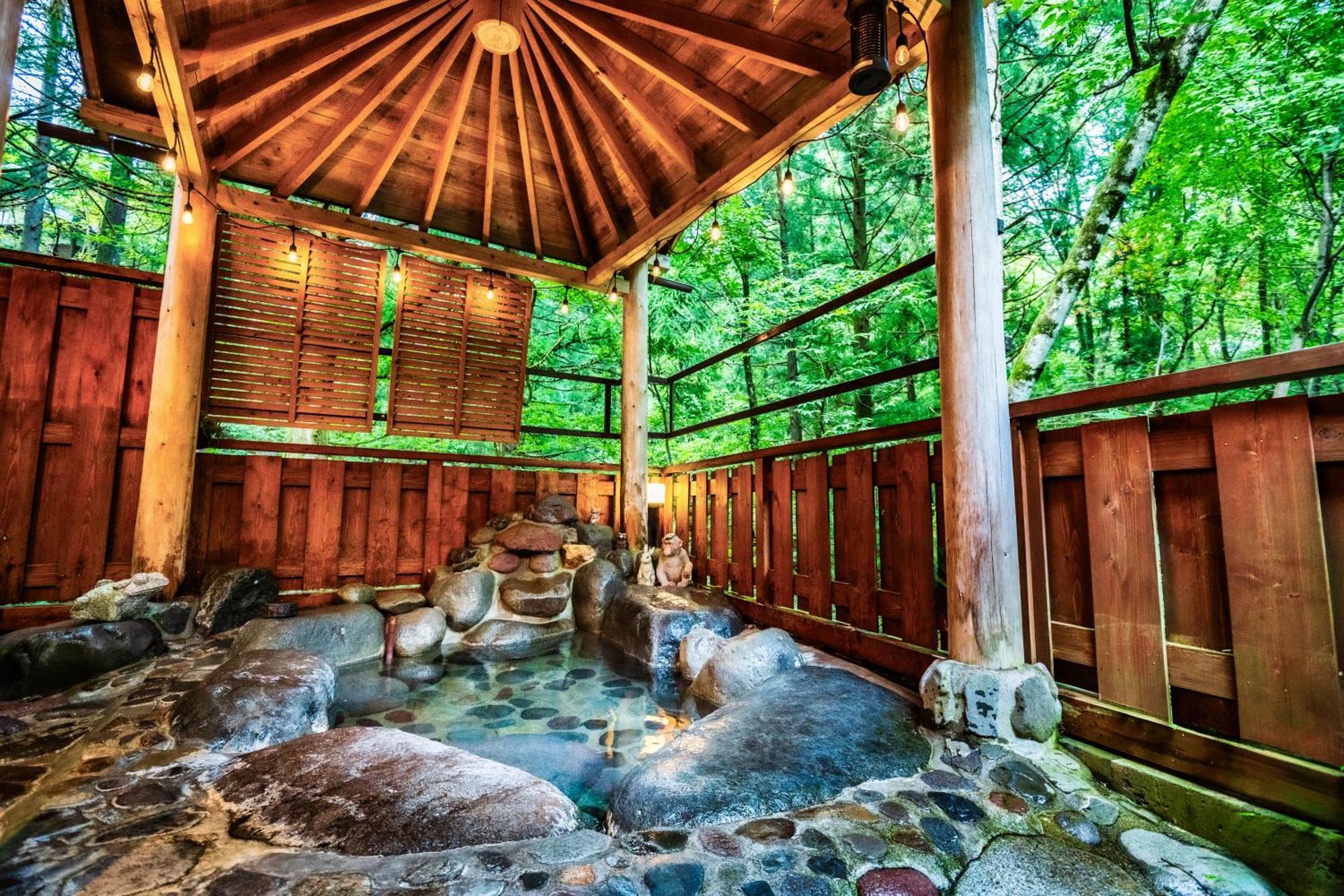 一棟貸切 森のお風呂とアウトドアサウナ 日光雪月花 Villa Bagian luar foto