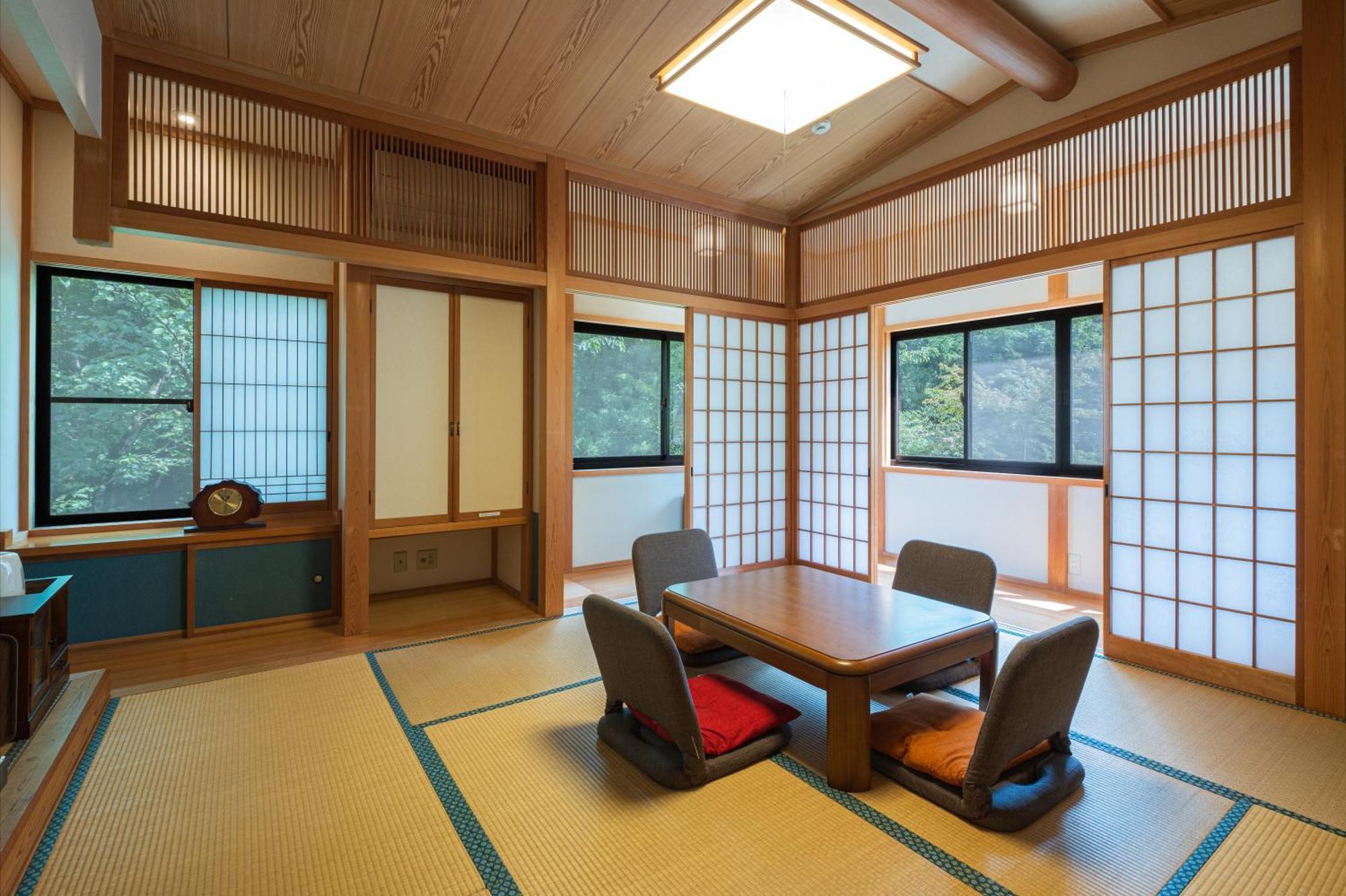 一棟貸切 森のお風呂とアウトドアサウナ 日光雪月花 Villa Bagian luar foto