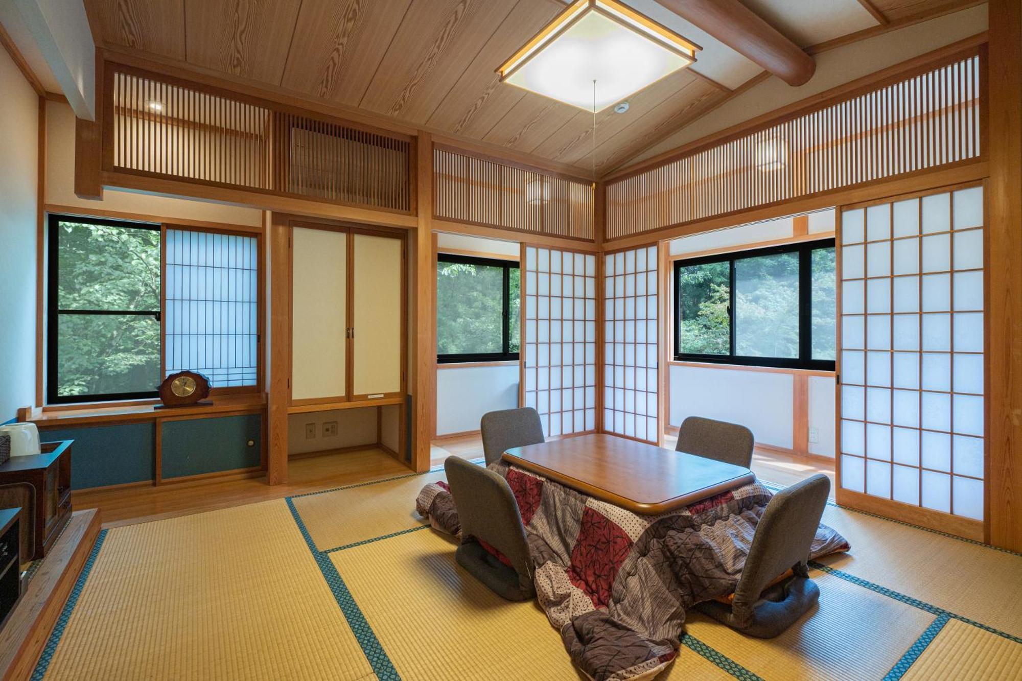 一棟貸切 森のお風呂とアウトドアサウナ 日光雪月花 Villa Bagian luar foto